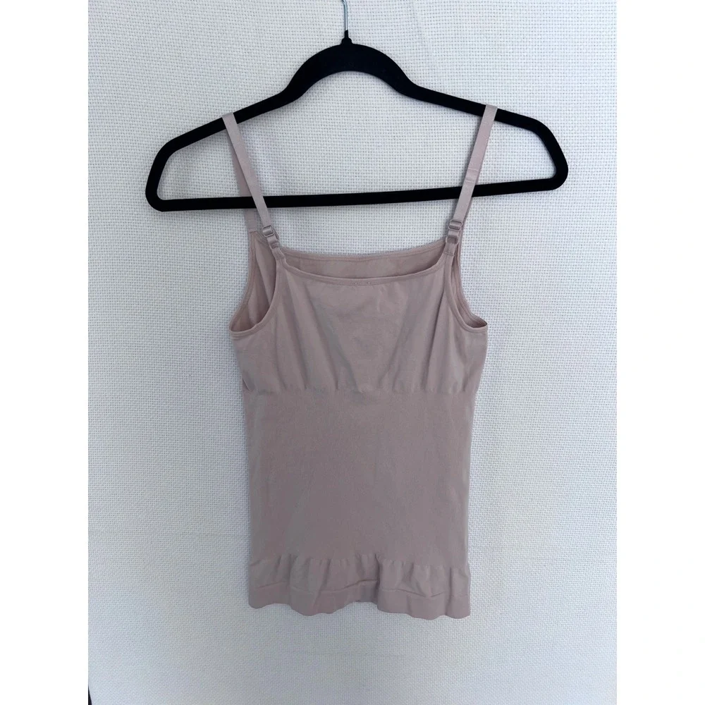Assets by Spanx Women XL Nude Smoothing‎ Shapewear Camisole Tank Top 10024R